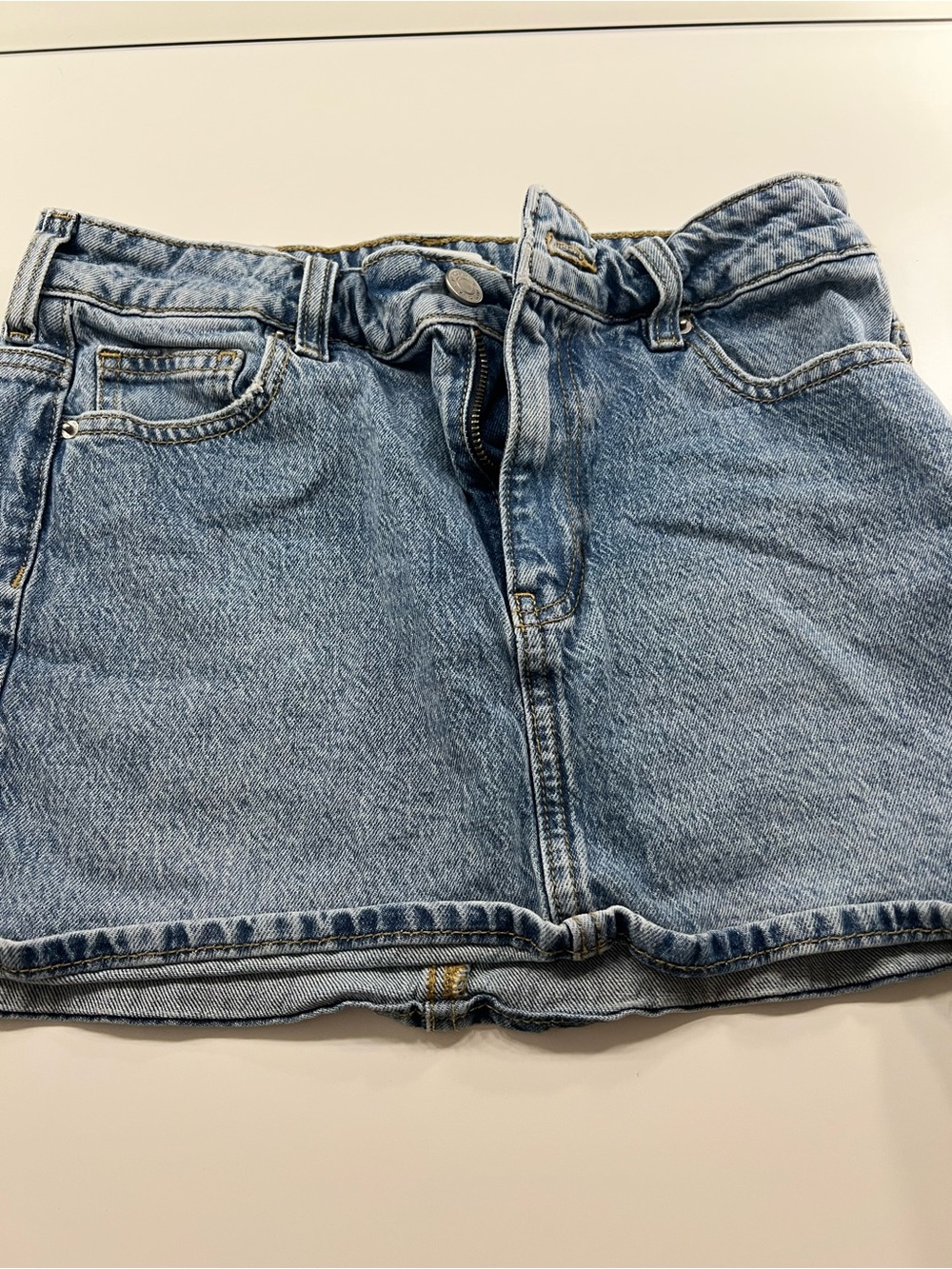 PacSun Light Blue High-Rise Denim Shorts